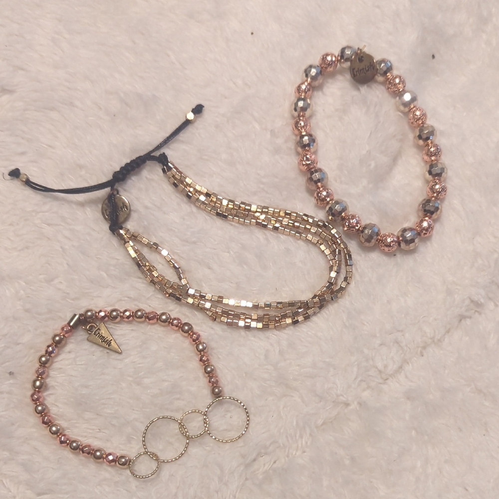 ERINISH Rose Gold & Gold Bracelet Set